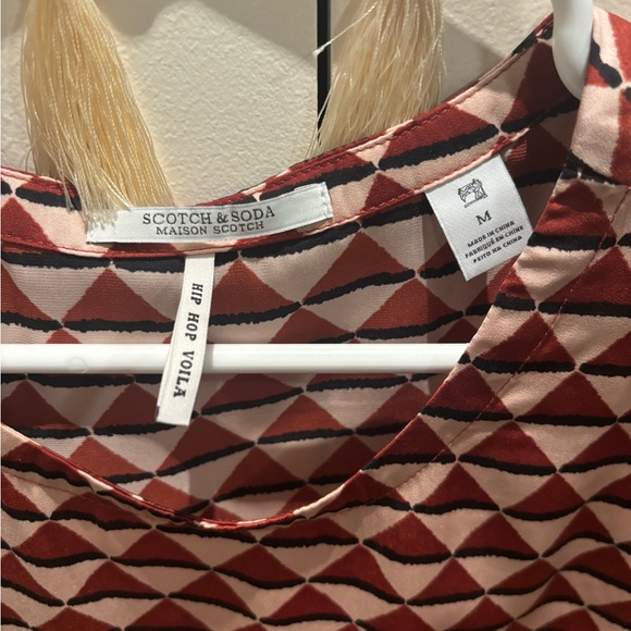 Scotch & Soda Pattern T Shirt - Picture 2 of 4